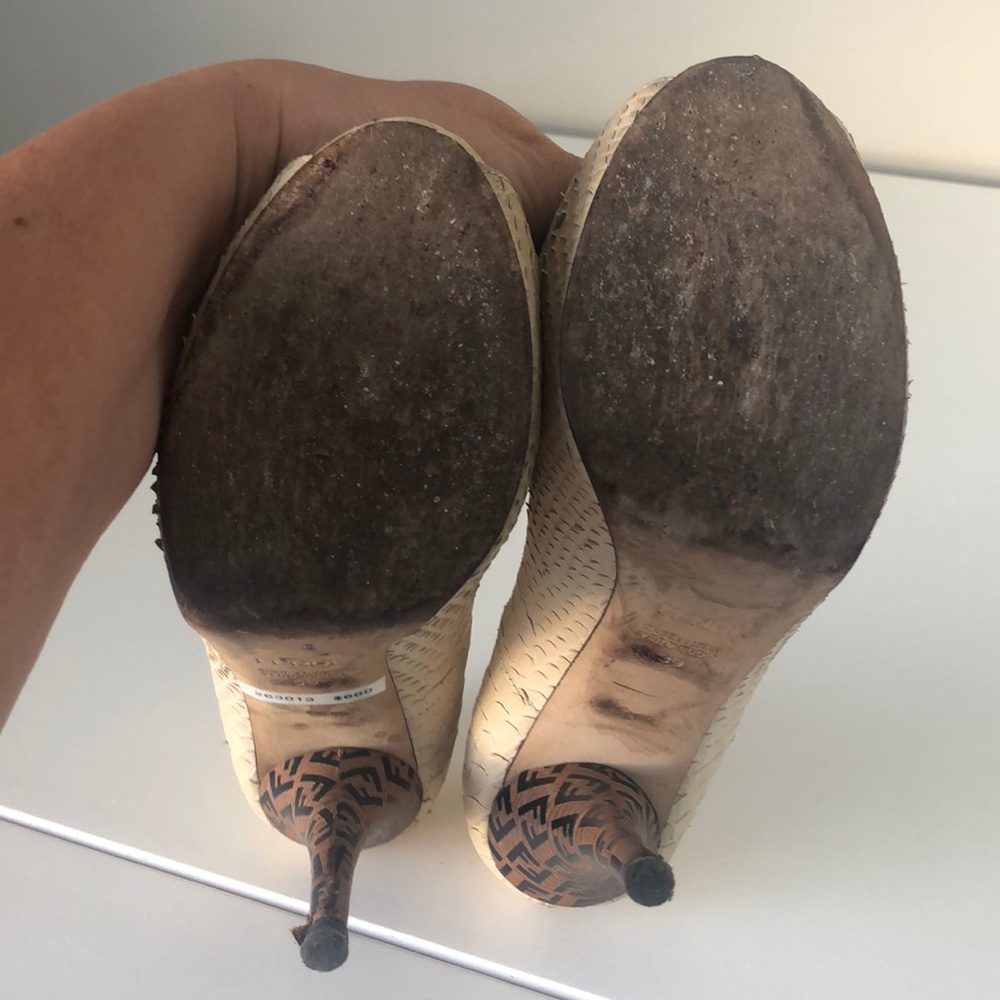 Fendi Peep Toe Shoes View 4